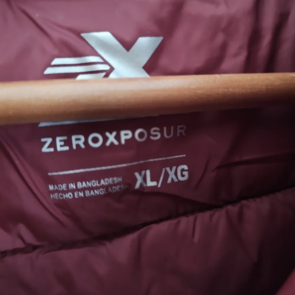 Men's ZeroXposur Lightweight Quilted Puffer Jacket Burgundy XL